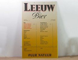 leeuw bier prijslijst jaren 70